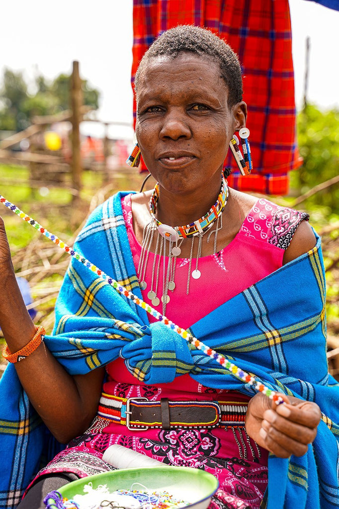 Maasai women kenya handmade jewelry coco bonito