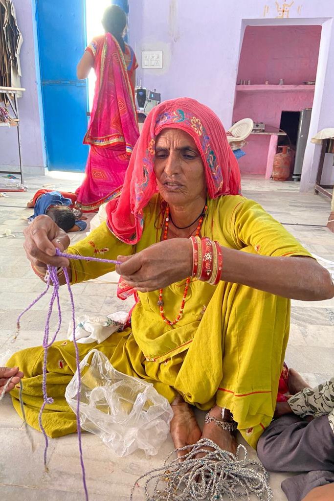 Saheli women India glasses chains sunny cords